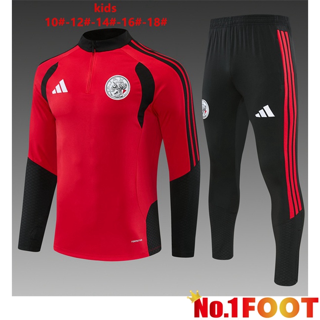 AFC Ajax Kids kit Training Tracksuit Red 2026/2027