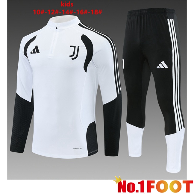 Juventus Kids kit Training Tracksuit White 2026/2027