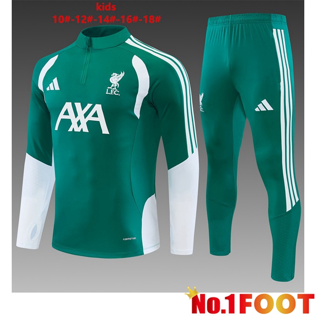 FC Liverpool Kids kit Training Tracksuit Green 2026/2027