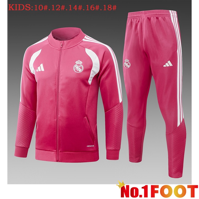 Real Madrid Kids kit Training Tracksuit - Training Jacket Pink 2026/2027