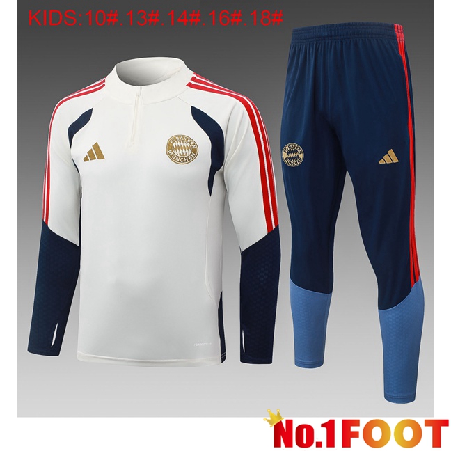 Bayern Munich Kids kit Training Tracksuit Yellow 2026/2027