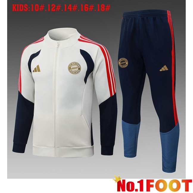 Bayern Munich Kids kit Training Tracksuit - Training Jacket Yellow 2026/2027