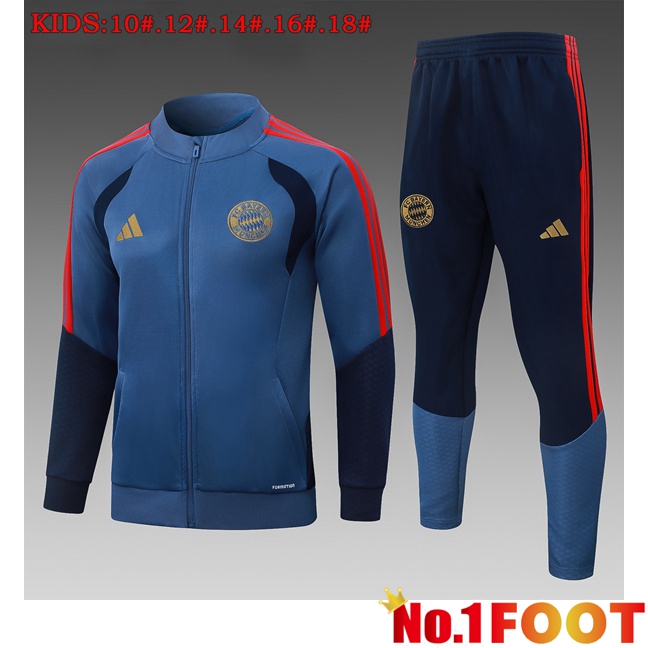 Bayern Munich Kids kit Training Tracksuit - Training Jacket Blue Royal 2026/2027