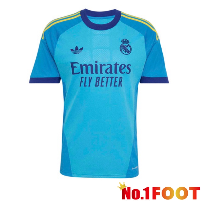 Real Madrid Goalkeeper Soccer Jersey Blue 2026/2027