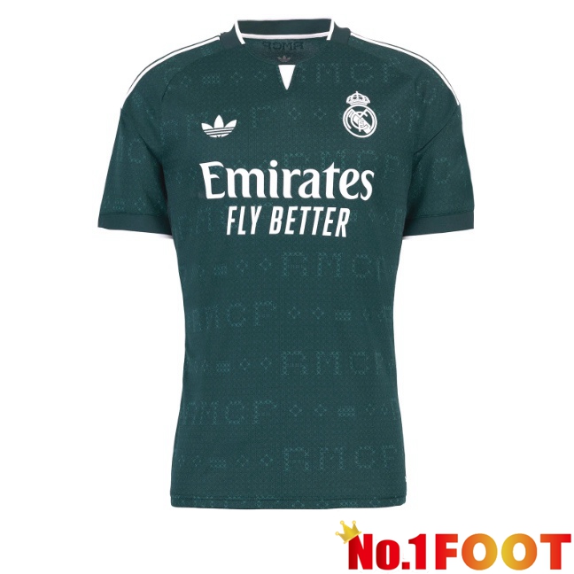 Real Madrid Away Soccer Jersey Green 2026/2027