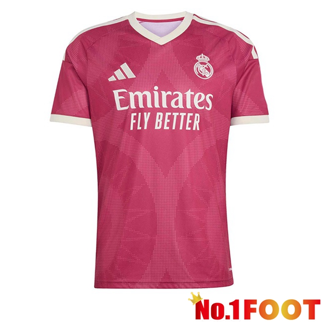 Real Madrid Third Soccer Jersey Pink 2026/2027