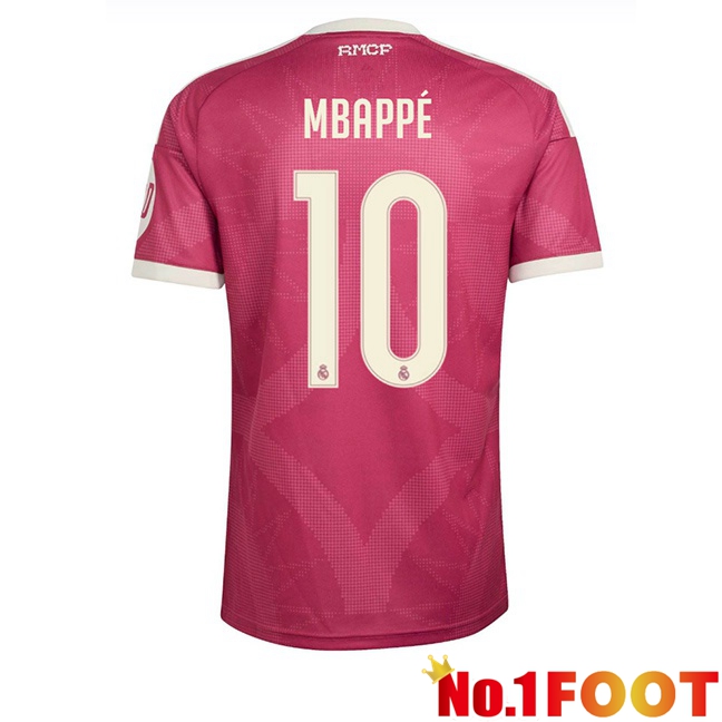 Real Madrid (Mbappé 10) Third Soccer Jersey Pink 2026/2027