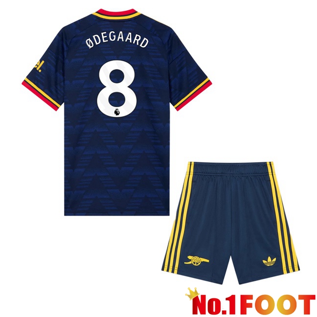 Arsenal (ØDEGAARD 8) Kids Away Soccer Jersey Blue Royal 2026/2027