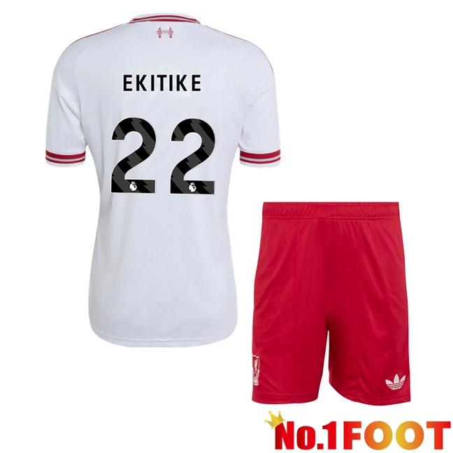 FC Liverpool (EKITIKE 22) Kids Away Soccer Jersey White 2026/2027