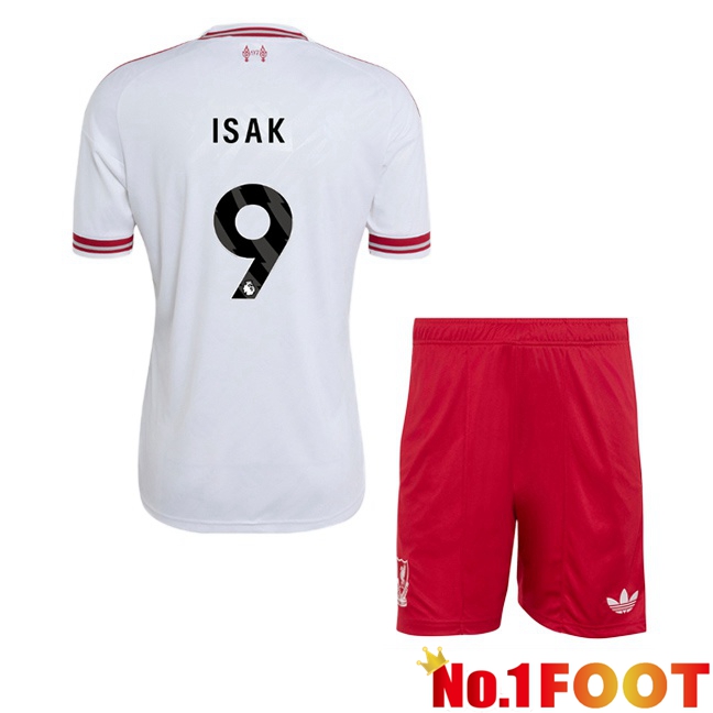 FC Liverpool (ISAK 9) Kids Away Soccer Jersey White 2026/2027