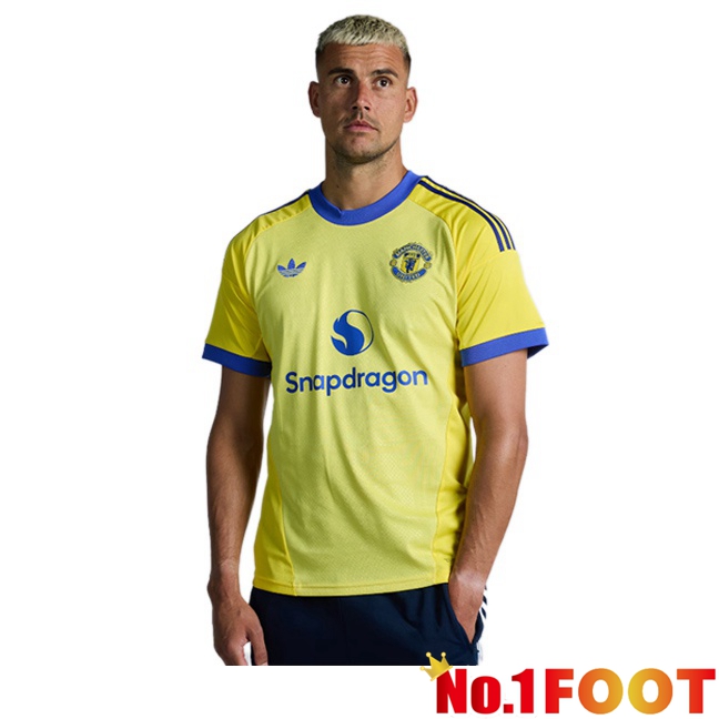 Manchester United Goalkeeper Soccer Jersey Yellow 2026/2027