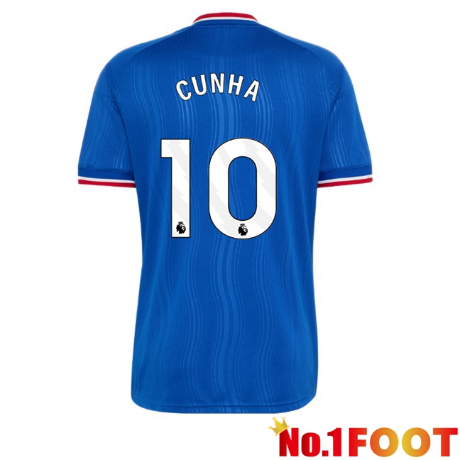 Manchester United (CUNHA 10) Away Soccer Jersey Blue 2026/2027