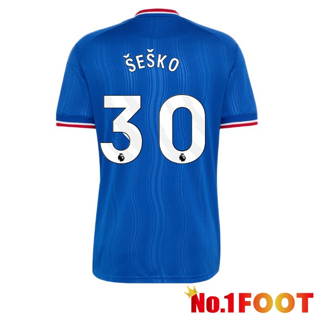 Manchester United (ŠEŠKO 30) Away Soccer Jersey Blue 2026/2027
