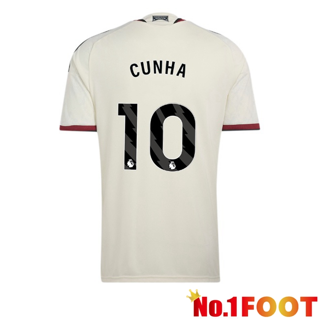 Manchester United (CUNHA 10) Third Soccer Jersey White 2026/2027