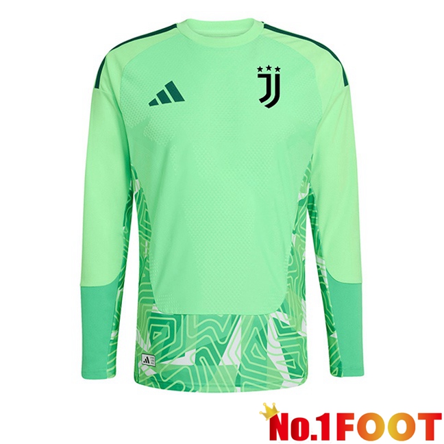 Juventus Goalkeeper Soccer Jersey Long sleeve Green 2026/2027