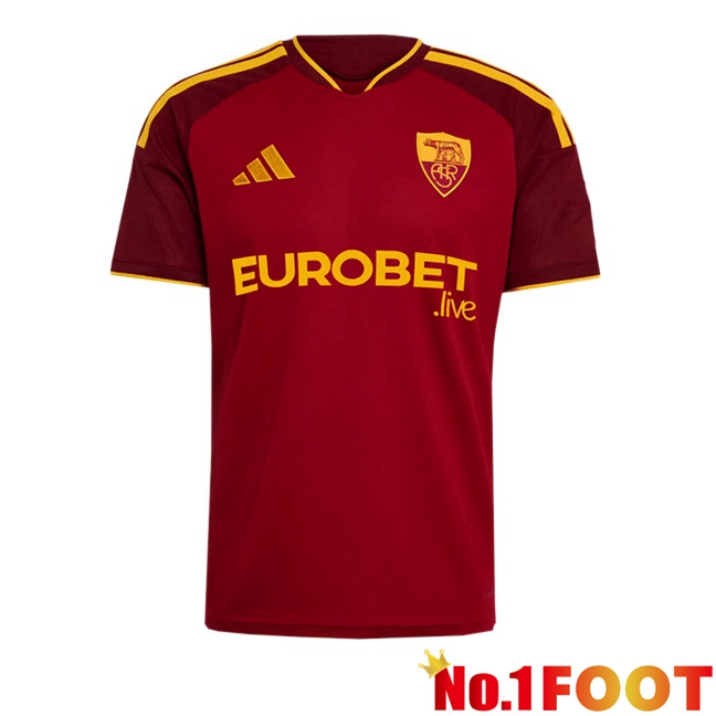 AS Rome Home Soccer Jersey Red 2026/2027