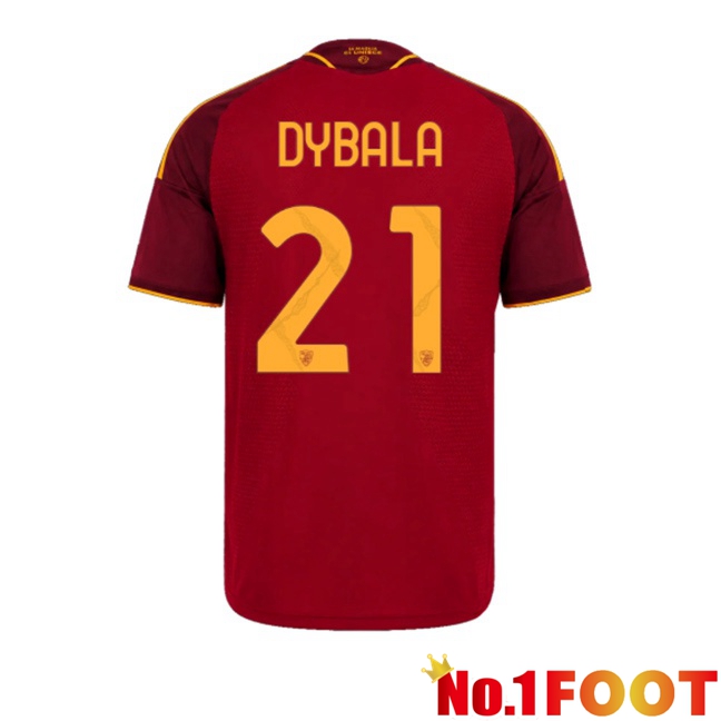 AS Rome （Dybala 21) Home Soccer Jersey Red 2026/2027