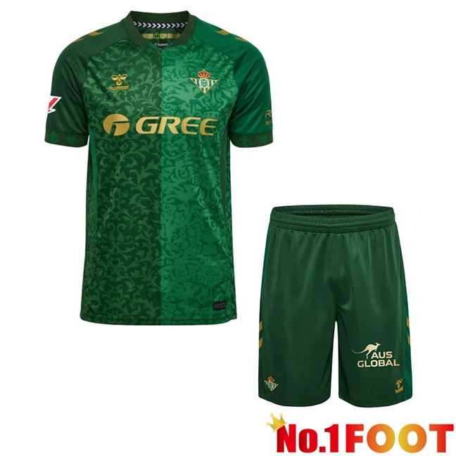 Real Betis Kids Away Soccer Jersey Green 2026/2027