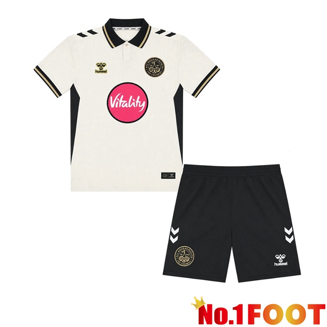 AFC Bournemouth Kids Third Soccer Jersey White 2026/2027