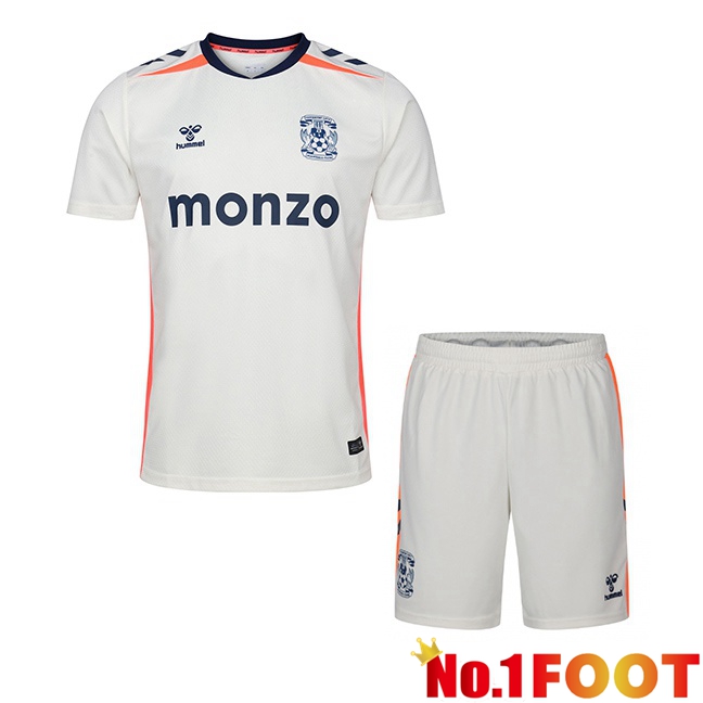 Coventry City Kids Away Soccer Jersey Grey 2026/2027