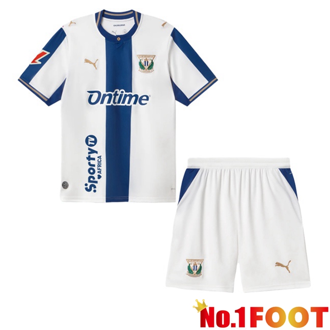 CD Leganes Kids Home Soccer Jersey White 2026/2027