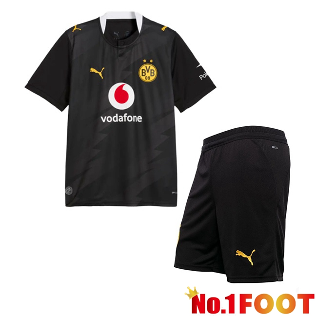 Dortmund BVB Kids Away Soccer Jersey Black 2026/2027