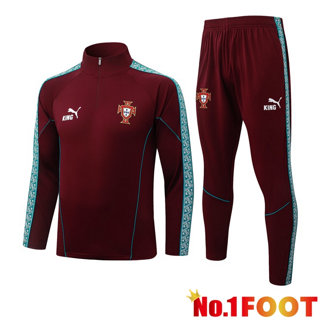 Portugal kit Training Tracksuit Red 2026/2027