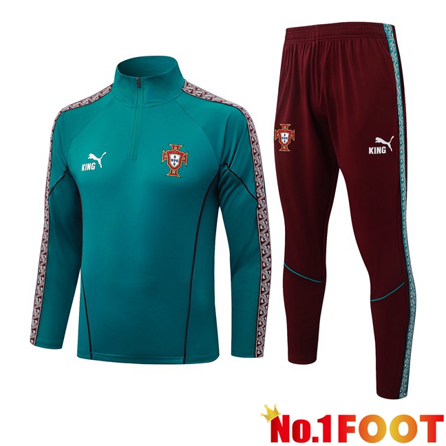 Portugal kit Training Tracksuit Green 2026/2027