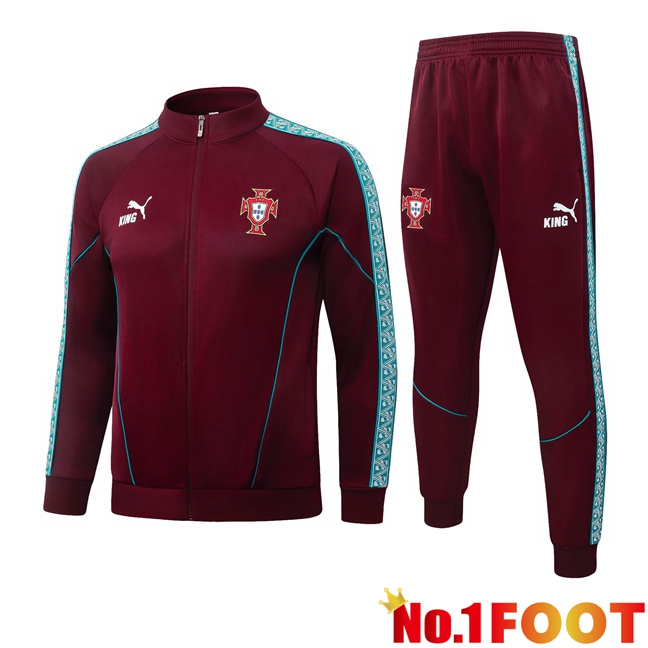 Portugal kit Training Tracksuit - Training Jacket Red 2026/2027