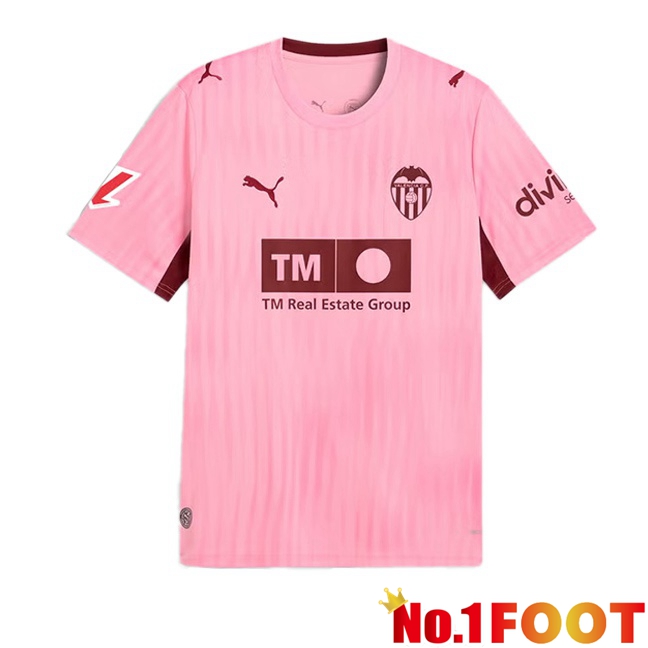 Valencia CF Third Soccer Jersey Pink 2026/2027