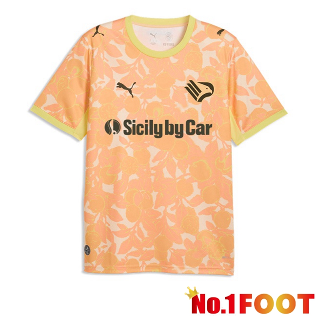 Palerme FC Away Soccer Jersey Orange 2026/2027