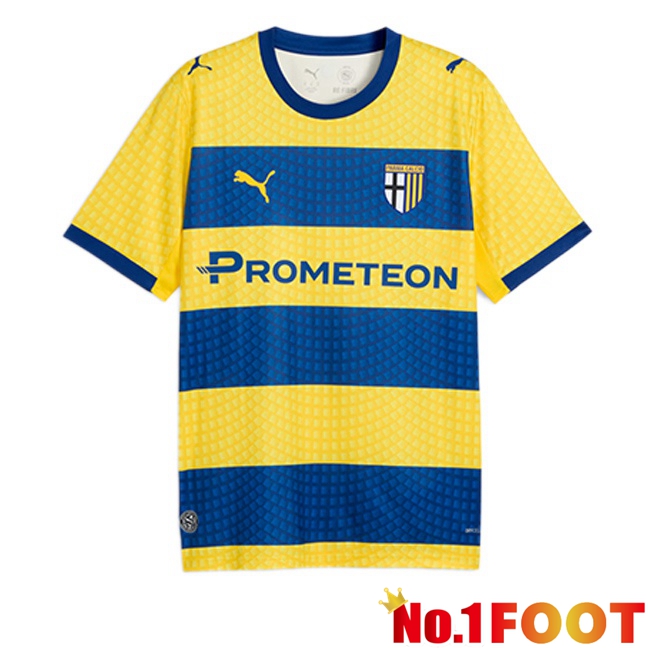 Parma Calcio Away Soccer Jersey Yellow Blue 2026/2027