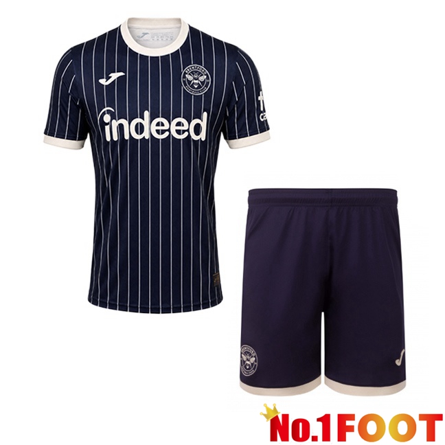 Brentford FC Kids Away Soccer Jersey Black 2026/2027