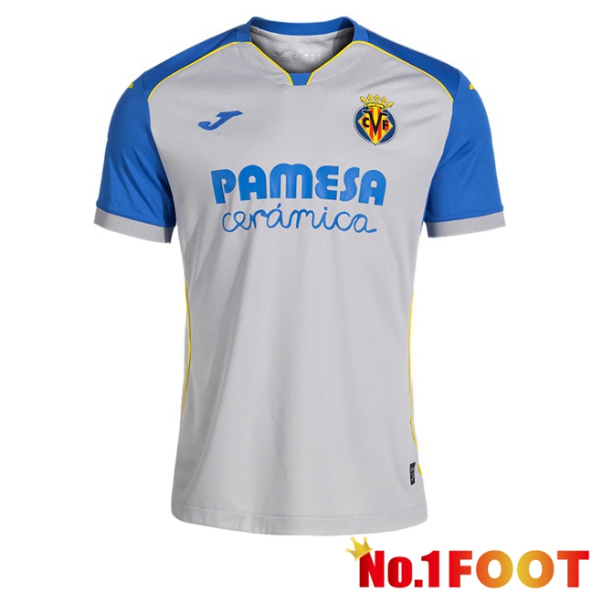 Villarreal Away Soccer Jersey Grey 2026/2027