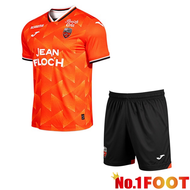FC Lorient Kids Home Soccer Jersey Orange 2026/2027