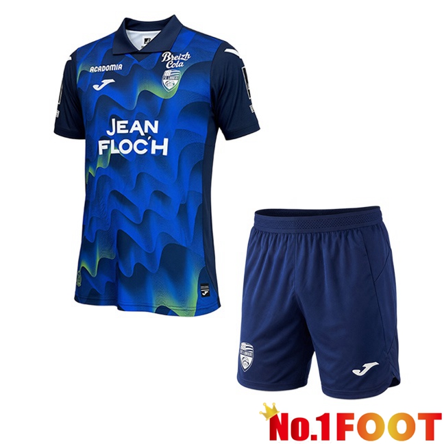 FC Lorient Kids Third Soccer Jersey Blue 2026/2027