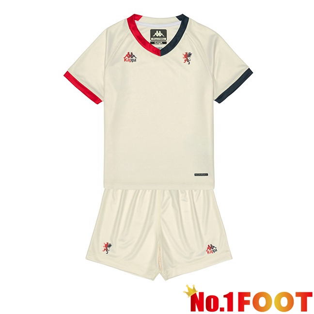Genoa CFC Kids Away Soccer Jersey Yellow 2026/2027