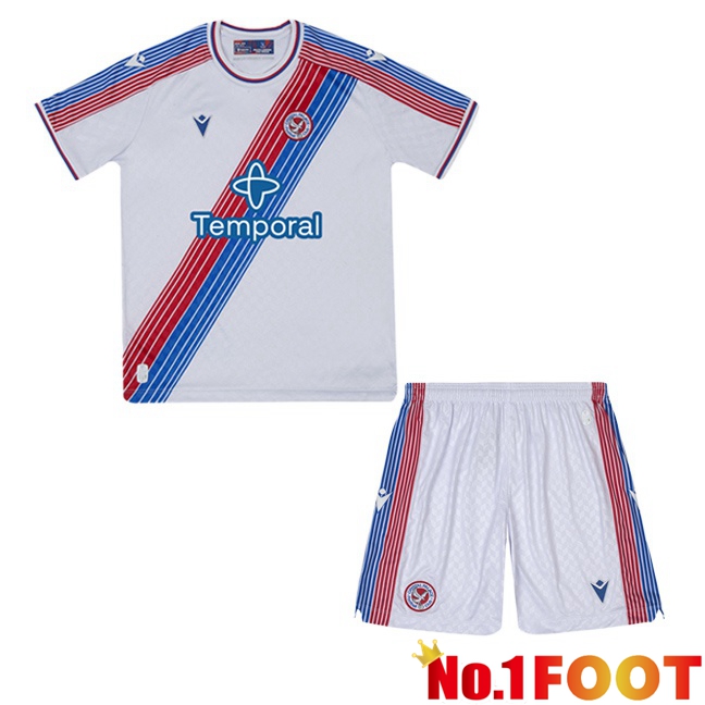 Crystal Palace Kids Home Soccer Jersey White 2026/2027