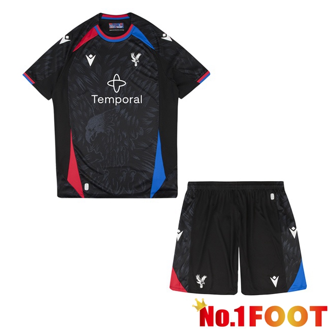 Crystal Palace Kids Away Soccer Jersey Black 2026/2027