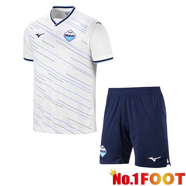 SS Lazio Kids Away Soccer Jersey White 2026/2027