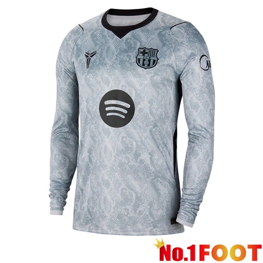 FC Barcelona Goalkeeper Soccer JerseyLong sleeve Grey 2026/2027