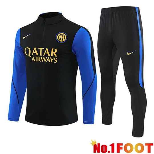 Inter Milan kit Training Tracksuit Black/Blue 2026/2027