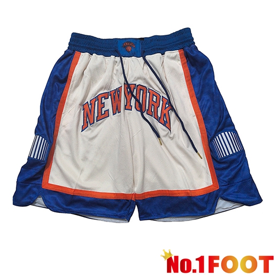 New York Knicks Shorts NBA 2026/27 White/Blue/Orange