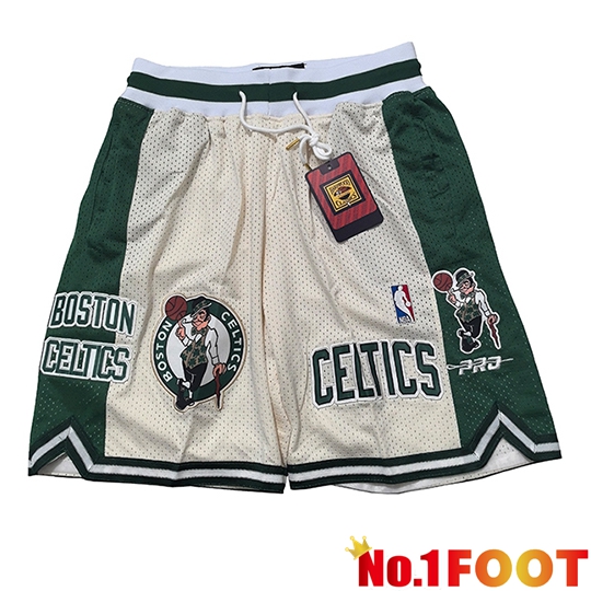 Boston Celtics Shorts NBA 2026/27 Beige/Green