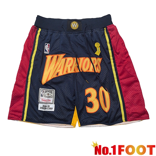 Golden State Warriors Shorts NBA 2026/27 Blue/Red/Yellow