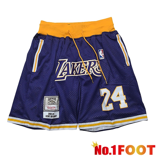 Los Angeles Lakers Shorts NBA 2026/27 Purple/Yellow