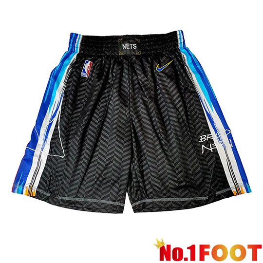 Brooklyn Nets Shorts NBA 2026/27 Black/Blue