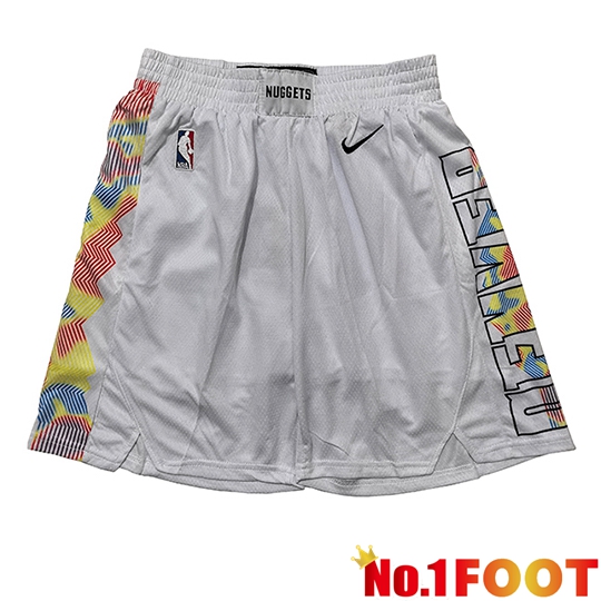 Denver Nuggets Shorts NBA 2026/27 White