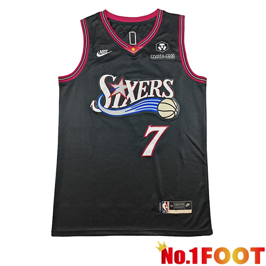 Philadelphia 76ers (BROWN #7) Soccer Jersey 2026/27 Black/Red
