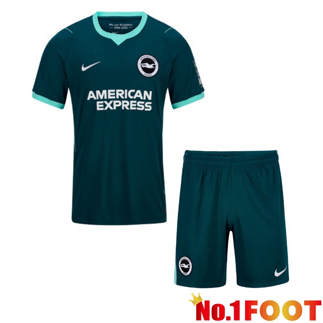 FC Brighton Kids Third Soccer Jersey Green 2026/2027